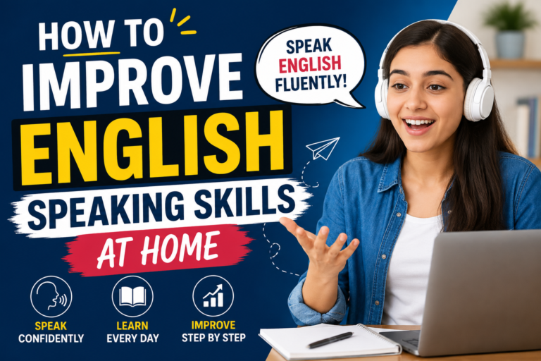 How to Improve English Speaking Skills at Home: A Simple and Effective Approach