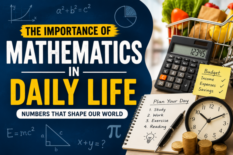 Importance of Mathematics in Daily Life