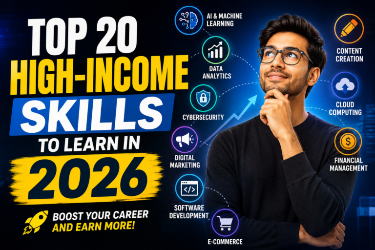 Top 20 High-Income Skills to Learn in 2026 for Career Growth and Financial Success